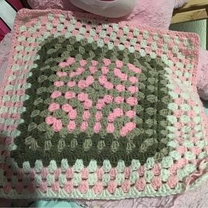 Crocheted baby blankets